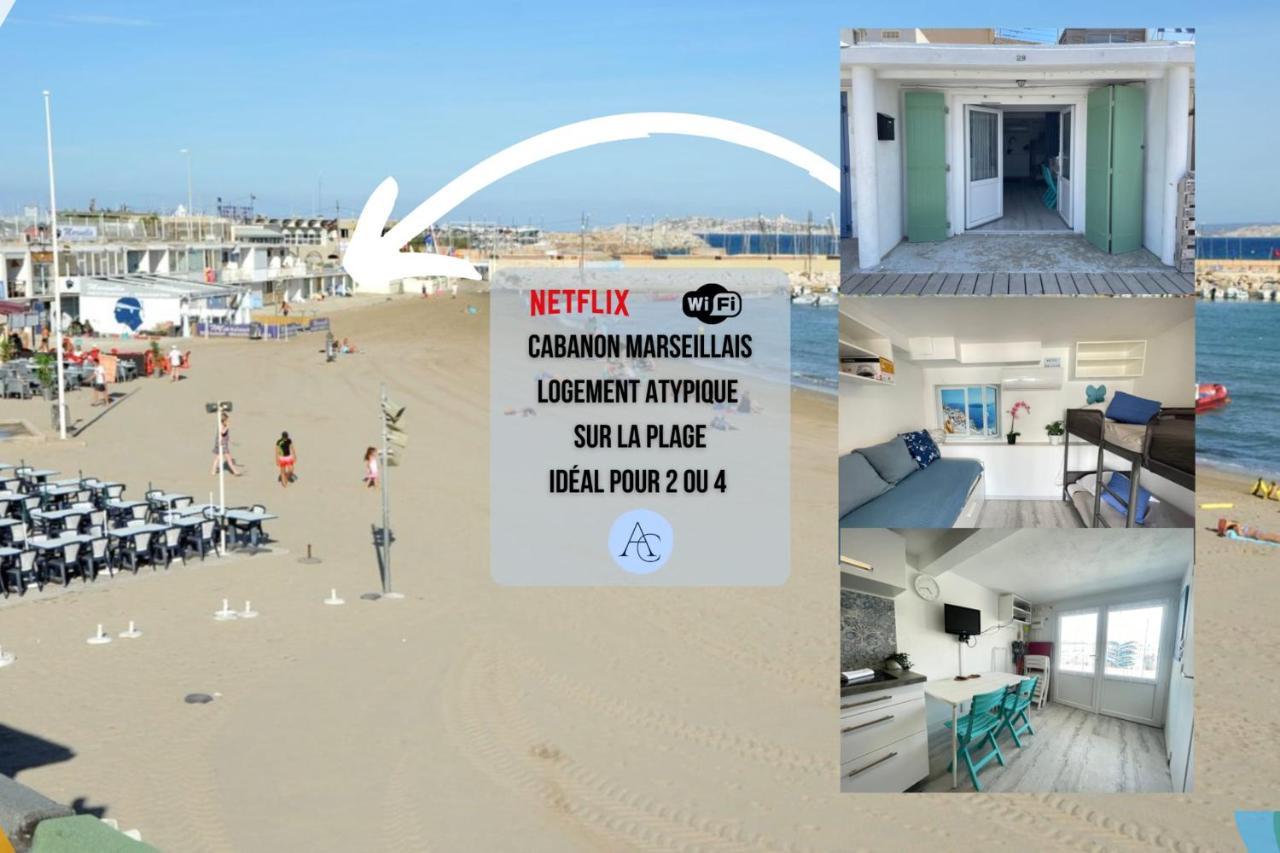 Le Vrai Cabanon De La Pointe Rouge Appartement Marseilles Buitenkant foto