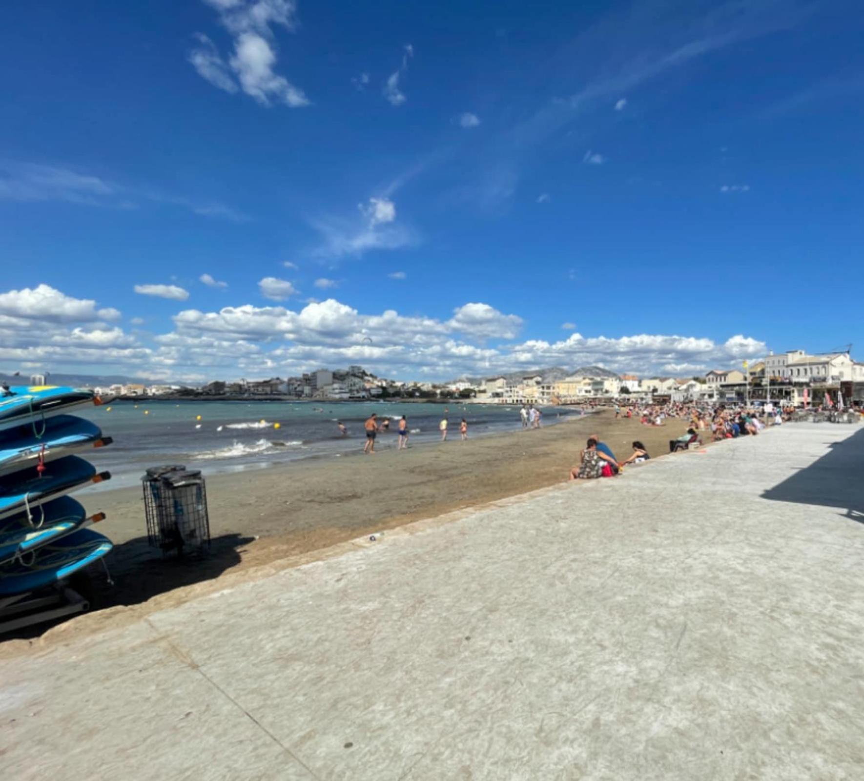 Le Vrai Cabanon De La Pointe Rouge Appartement Marseilles Buitenkant foto